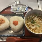 なかむら - Bセット（おにぎり2つとミニうどん）