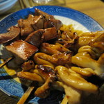 宇ち多゛ - 2015.1レバとシロ、どちらも若焼きで