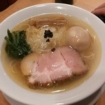 Japanese Soba Noodles 蔦 - 味玉塩そば　950円