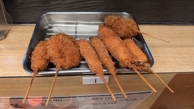 花生 松庵 Kushi Katsu Hanamichi - Dobutsuen Mae/Kushi-age (Deep-fried
