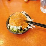 讃岐のおうどん 花は咲く - キャベツのサラダ