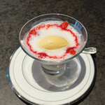 Art de Vivre - イチゴのブランマンジェ はちみつのアイスと共に