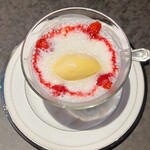 Art de Vivre - イチゴのブランマンジェ はちみつのアイスと共に