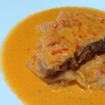 Art de Vivre - タラの蒸し焼き オマール海老とパプリカ風味のソース