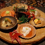 龍吟 - 冬の ”海の幸” 七皿の仕立て 2015.1.x