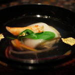 龍吟 - 新春の ”お雑煮” 仕立て 山陰からの ”松葉蟹” 2015.1.x