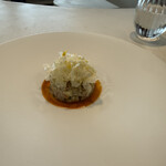 L'OCEANO - 紅ズワイ蟹　カリフラワー