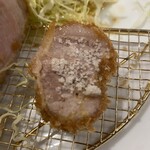 あげ福 - 萩むつみ豚厚切りロースに淡路島産の藻塩(2026年1月31日撮影)