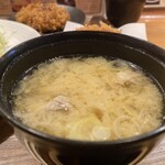 あげ福 - 豚汁(2026年1月31日撮影)