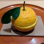 銀座 しのはら - 三宝柑の一品