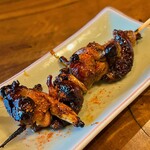 うなぎや せきの - 試し食いの肝焼き