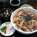里芭亭 - カルビスタミナ丼(通常864円・ランチパスポートで540円) 