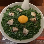 麺屋 我論 - ニラ麺をTopから