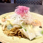 中華旬菜 雲の上 - 海鮮塩あんかけ焼きそば