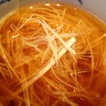 麻布淺井 - すっぽんスープのパスタ