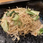 月島もんじゃ もへじ 両国 - もへじ焼きそば(自家製醤油たれ) ¥1,380(税抜)