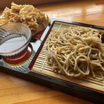 もずく麺屋 んつばた - 料理写真:太麺天ざるセット1,450円