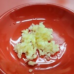 ラーメンショップ マンザイ - 刻みニンニク