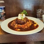 美味卵家 - ハンバーグオムハヤシライス