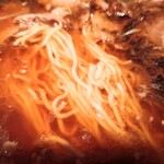 やぐら亭 - パツン系寄りの細麺は、丁度良い茹で加減が絶妙。