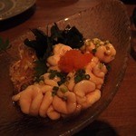 琉球しゃぶしゃぶ 豊 - たらきく（白子）ポン酢（８５０円