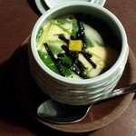 五代目 野田岩 麻布飯倉本店 - うなぎとフカヒレ入り茶碗蒸し