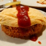 アルバトロス - オムライス大盛り720円＋250円（大盛り）で９７０円