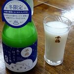 森田食堂 - 「千福」の「冬にほっこり にごり酒」（700円）