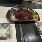 活魚 いきおい - クジラのお造り