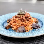 Cafe&Restaurant LaCOSSO - 揚げ茄子のラグー・ボロネーゼ