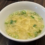 三宮一貫楼 - 玉子スープ