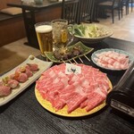 すき焼き しゃぶしゃぶ 肉寿司 食べ放題 和牛ざんまい 心斎橋店 - 