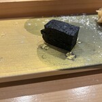 祇園鮨 琢 - イカ墨の卵焼き 見た時びっくり！