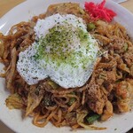 天神橋 - 富士宮やきそば大盛り・目玉焼きトッピング