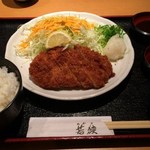 鮮酒・鮮味工房 若狭 - 豚カツ定食890円