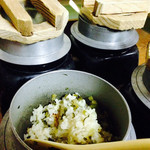 花つばき - 高菜の釜飯