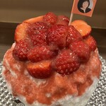 菓匠 千壽庵吉宗 奈良総本店 - ◆ ｽﾍﾟｼｬﾙ“古都華”いちごミルク氷（2,200円）