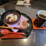 谷町六丁目 道勝cafe - おぜんざい