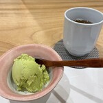 天ぷら 和 - 抹茶アイス