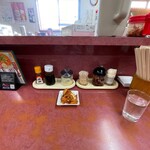 旭川ラーメン - カウンター