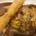 吉象咖哩 - 豚カツ+エビフライ+チーズ+唐揚げでも1000円以下
