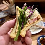 炭火焼鳥 きち蔵 - 玉子サンドリフト