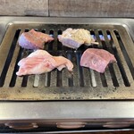 マル陽 - 炭もいいですがロースターも良いですよね‼️