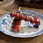 炭火焼鳥 きち蔵 - 赤ウインナー