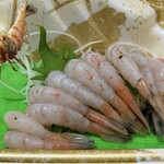 北海道すなお水産 - 鬼エビ（左上は元の姿）