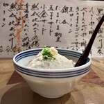 炭火焼鳥 きち蔵 - お通し 自家製豆腐