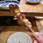 炭火焼鳥 きち蔵 - 鴨ねぎまリフト