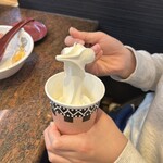 きらら寿司 - ソフトクリームでフィニッシュ＼(^▽^)／！