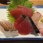 庄や 東久留米店 - 一人用刺身盛り合わせ