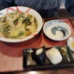 十兵衛 - 山菜ちゃんどんセット。